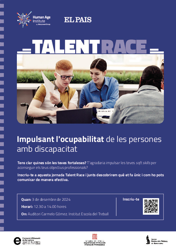 TALENT RACE - ESCOLA DEL TREBALL