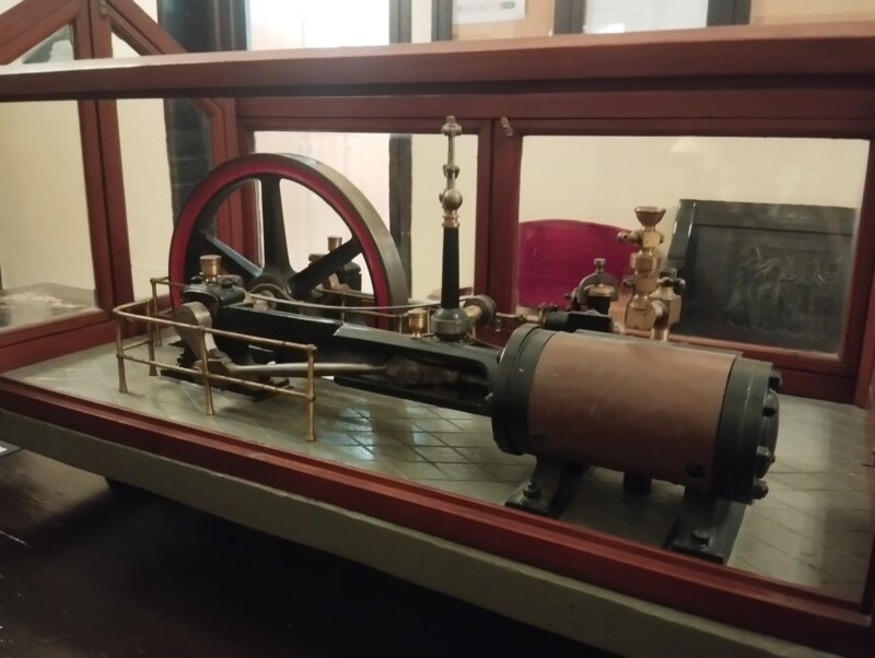 màquina de vapor, maqueta